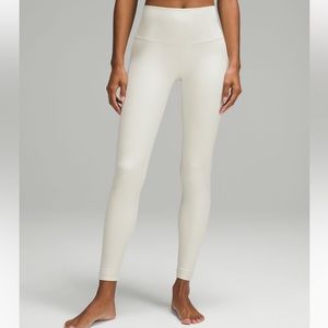 COPY - Lululemon align high rise ribbed pant 28” shine